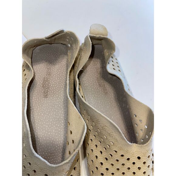 Ilse Jacobson flats Beige Shoe 39 US 8.5 - 9 Perforated Rubber Sole‎ platform - Picture 3 of 9